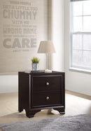 Tables Accent Table with Storage - 22" X 17" X 24" Espresso Wood Accent Table HomeRoots