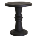 Tables Accent Table with Storage - 24" X 24" X 28" Black Wood Accent Table HomeRoots