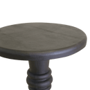 Tables Accent Table with Storage - 24" X 24" X 28" Black Wood Accent Table HomeRoots