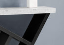 Tables Black Accent Table - 11'.5" x 35'.5" x 34" Black, Grey, Particle Board, Hollow-Core - Accent Table HomeRoots