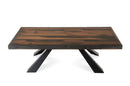 Tables Coffee Tables - 15" Ship Wood and Metal Coffee Table HomeRoots