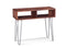 Tables Console Tables - 16" X 36" X 36" Deep Maple And Steel Console Table HomeRoots