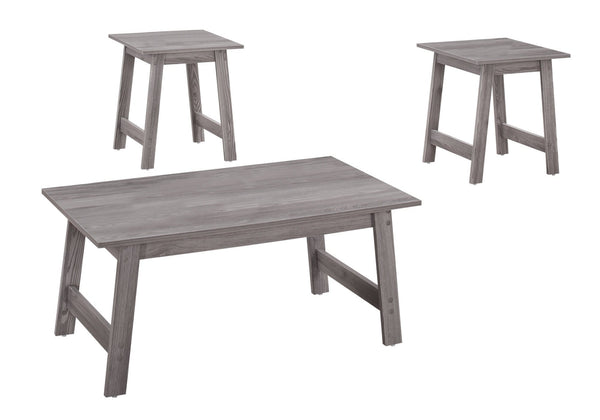 Tables Dining Room Table Sets Grey Table Set 3Pcs Set 6085 HomeRoots
