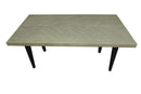 Tables Kitchen and Dining Room Tables - 38" X 72" X 30" Black Acacia Wood Rectangle Dining Table - Large HomeRoots
