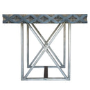 Tables Kitchen and Dining Room Tables - 38" X 72" X 30" Metal Base Mango Wood Medium Dining Table HomeRoots