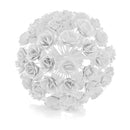 Tables Pub Table Set - 8" X 8" X 8" White Iron Esfera Rose Sphere HomeRoots