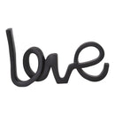 Tables Table Decorations - 14.96" X 2.17" X 8.66" Black Resin Limestone Tabletop Decor HomeRoots