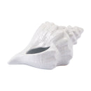 Tables Table Decorations - 8.3" x 4.9" x 4.1" White, Ceramic, Small Shell HomeRoots