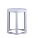 Tables Wood End Tables - 16" X 18" X 20" Silver Marble Wood 2Pc Pk End Table HomeRoots