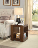 Tables Wood End Tables - 18" X 18" X 21" Espresso Wood End Table HomeRoots