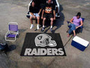 Tailgater Mat BBQ Mat NFL Oakland Raiders Tailgater Rug 5'x6' FANMATS