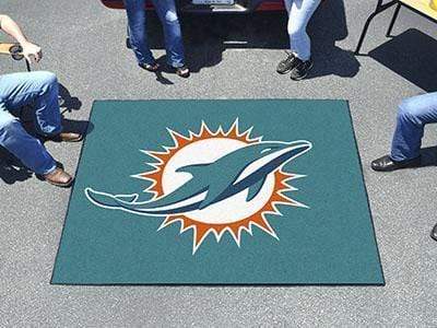 Tailgater Mat Grill Mat NFL Miami Dolphins Tailgater Rug 5'x6' FANMATS