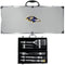 Tailgating & BBQ Accessories NFL - Baltimore Ravens 8 pc Stainless Steel BBQ Set w/Metal Case JM Sports-16
