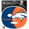 Tailgating & BBQ Accessories NFL - Denver Broncos Game Face Temporary Tattoo JM Sports-7