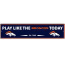 Tailgating & BBQ Accessories NFL - Denver Broncos Street Sign Wall Plaque JM Sports-7