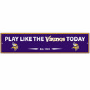 Tailgating & BBQ Accessories NFL - Minnesota Vikings Street Sign Wall Plaque JM Sports-7