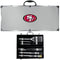 Tailgating & BBQ Accessories NFL - San Francisco 49ers 8 pc Stainless Steel BBQ Set w/Metal Case JM Sports-16
