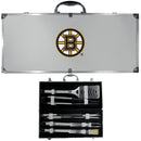 Tailgating & BBQ Accessories NHL - Boston Bruins 8 pc Stainless Steel BBQ Set w/Metal Case JM Sports-16
