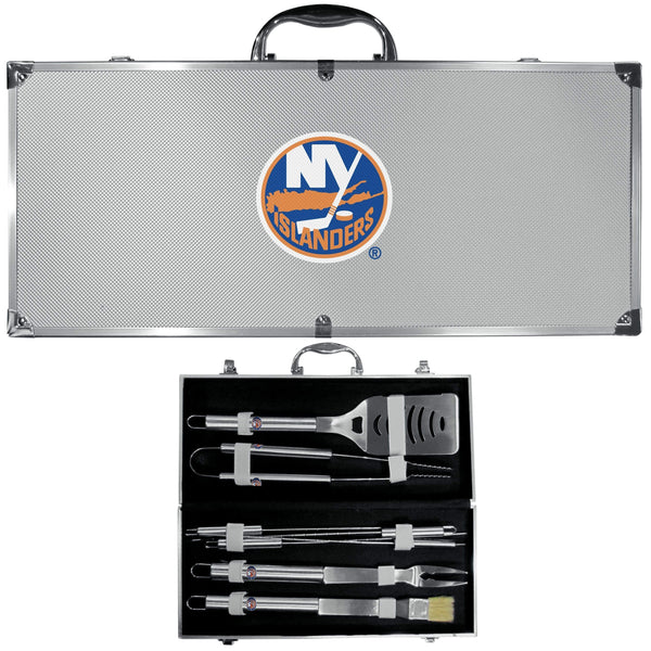 Tailgating & BBQ Accessories NHL - New York Islanders 8 pc Stainless Steel BBQ Set w/Metal Case JM Sports-16