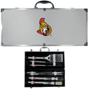 Tailgating & BBQ Accessories NHL - Ottawa Senators 8 pc Stainless Steel BBQ Set w/Metal Case JM Sports-16