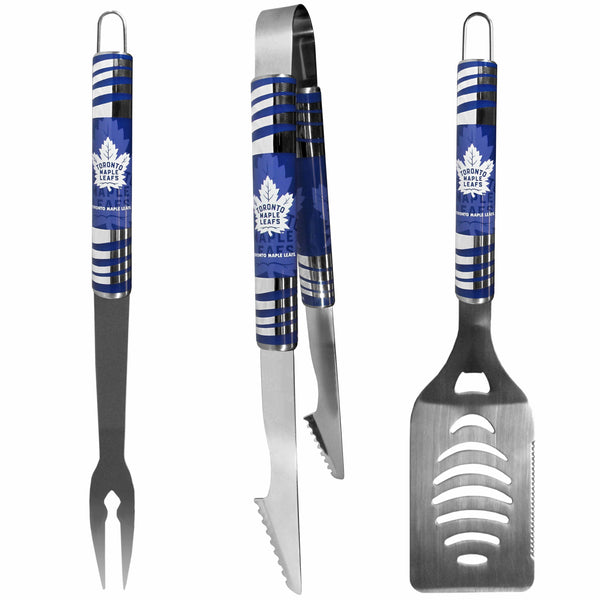 Tailgating & BBQ Accessories NHL - Toronto Maple Leafs 3 pc Tailgater BBQ Set JM Sports-16