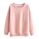 Tangada women fleece hoodie sweatshirts winter japanese fashion 2020 oversize ladies pullovers warm pocket hooded jacket SD60 AExp