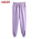 Tangada women fleece hoodie sweatshirts winter japanese fashion 2020 oversize ladies pullovers warm pocket hooded jacket SD60 AExp
