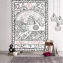 Tarot Card Tapestry Wall Hanging Astrology Divination Bedspread Beach Matwitchcraft Mandalay hippie mandalas brujeria JadeMoghul Inc.