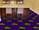 Team Carpet Tiles Carpet Flooring NFL Baltimore Ravens 18"x18" Carpet Tiles FANMATS