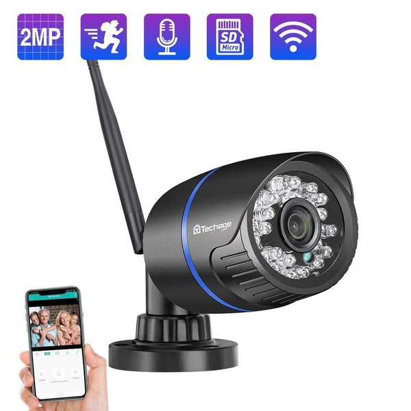 Techage 1080P 2MP Wireless IP Camera IR Night Vision Audio Record P2P Onvif Video Security Wifi Camera Outdoor CCTV Surveillance AExp