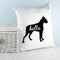Textile Gifts & Accessories Personalised Pillow Boxer Silhouette Cushion Cover Treat Gifts