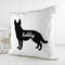 Textile Gifts & Accessories Personalised Pillow German Shepherd Silhouette Cushion Cover Treat Gifts