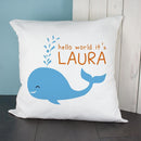 Textile Gifts & Accessories Personalised Pillow Hello Whale Cushion Cover Treat Gifts