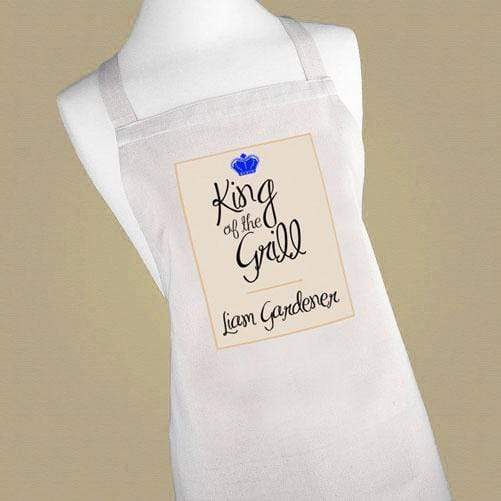 Textile Gifts & Accessories Personalized Aprons King of the Grill Apron Treat Gifts