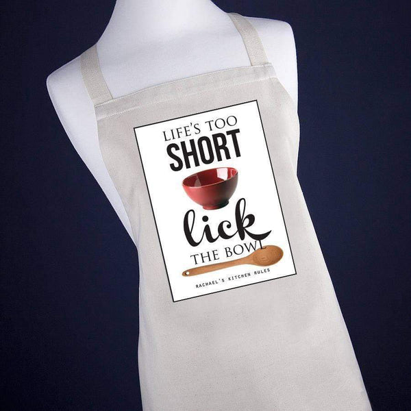 Textile Gifts & Accessories Personalized Aprons Life's Too Short Apron Treat Gifts