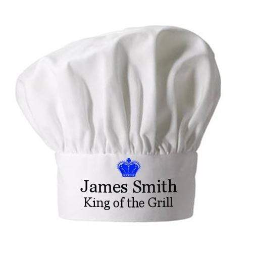 Textile Gifts & Accessories Personalized Hats King of the Grill Chef Hat Treat Gifts
