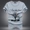 The New Men T-Shirts Male Plus Size T shirt Homme Summer Short Sleeve T Shirts Brand Men's Tee Shirts Man Clothes Fashion casual-Gray-4XL-JadeMoghul Inc.