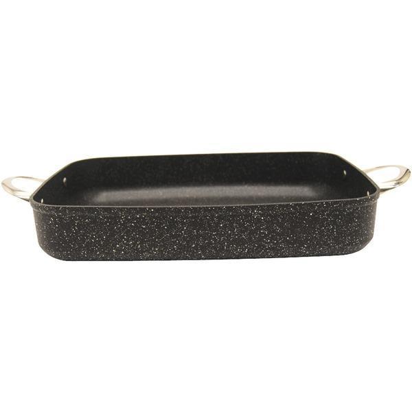 THE ROCK(TM) by Starfrit(R) Oven Dish with Stainless Steel Handles (10" x 13" x 2.5", Oblong)-Kitchen Accessories-JadeMoghul Inc.