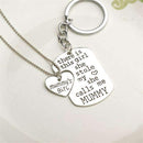"There Is This Girl She Stole My Heart She Calls Me DADDY/MOMMY/MOM/GRANDMA/GRANDPA" Heart Necklaces Keychain-MUMMY-JadeMoghul Inc.