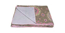 Throws Cheap Throw Blankets - 50" x 70" Multicolored, Elegant, Kantha - Throw HomeRoots