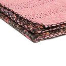 Throws Cheap Throw Blankets - 50" x 70" Multicolored, Handmade - Throw HomeRoots