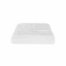 Throws Quilted Throw - 50" x 70" x 2" Off White, Faux Fur - Throw HomeRoots