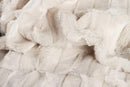 Throws Quilted Throw - 50" x 70" x 2" Tan, Faux Fur - Throw HomeRoots