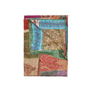 Throws Throw Blankets 50" x 70" Silk Multicolor Throws 8034 HomeRoots
