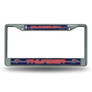 Car License Plate Frame Thunder Bling Chrome Frame