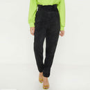 TIY Clothing Solid Color Corduroy Fabric Women Casual Style Pants TIY