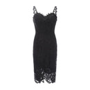 TIY Clothing Solid Color Lace Spaghetti Strap Tight Mini Dress TIY