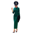 TIY Clothing Unique Backless Long-sleeve Solid Color Elegant Women Tight Dress TIY