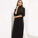 Unique Design Modern Lady Autumn New Arrival Elastic Big Size Dress Pattern Top