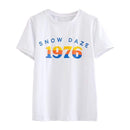 TIY Clothing Vintage Style Women Casual Summer Short-sleeve Tee TIY